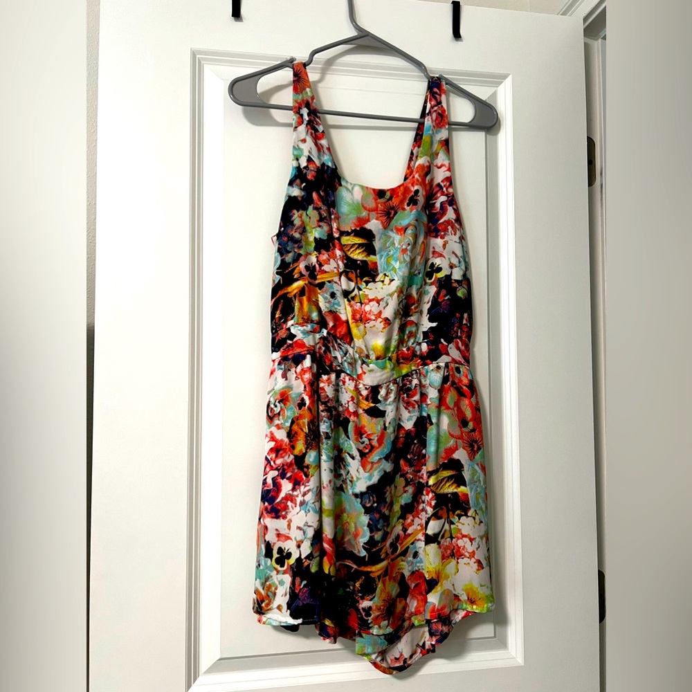 Floral Dress with Skort